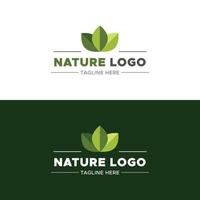 logo de la nature créative vecteur