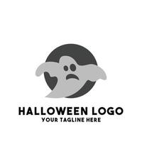 concept moderne de conception de logo hallowen vecteur