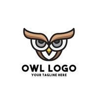 conception de concept moderne de logo de hibou vecteur