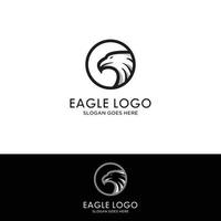 logo aigle. conception d'emblème de faucon modifiable pour votre entreprise. illustration vectorielle. vecteur