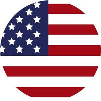 image vectorielle du drapeau américain vecteur