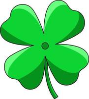 saint patricks day shamrock dessin animé clipart vecteur