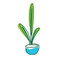 plantes décoratives lignes art abstrait jardinage plante logo design vecteur icône symbole graphique illustration