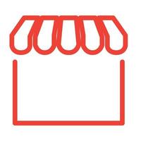 boutique magasin minimaliste logo symbole vecteur icône illustration graphisme