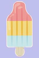 icône de matelas gonflable en forme de crème glacée pour la fête à la piscine, les vacances à la plage et les vacances à l'hôtel