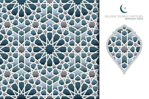 maroc belle conception de vecteur de modèle islamique pour le fond, la bannière, le papier peint et la carte de voeux.