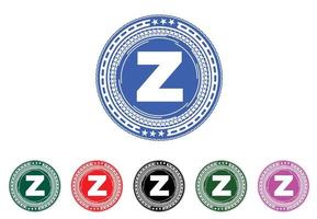 z lettre nouveau logo et icône design vecteur