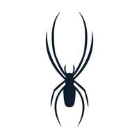 silhouette araignée forme moderne logo vecteur icône illustration design art
