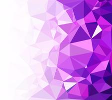 Fond de mosaïque polygonale violet, modèles de conception créative vecteur
