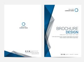 Modèle de mise en page de brochure, arrière-plan de conception de la couverture vecteur