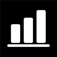 Diagramme simple graphique icône illustration vectorielle vecteur