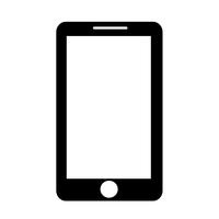 illustration vectorielle smartphone icône vecteur