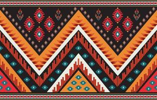 bel art géométrique abstrait ethnique. motif chevron sans couture en broderie tribale, folklorique et florale. aztec rhombus art ornament print.design pour tapis, papier peint, vêtements, emballage, tissu. vecteur