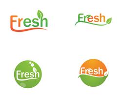 Fresh logo et symboles vector icon template nature