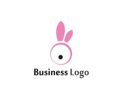 Application de modèle de lapin Logo modèle vector icon design