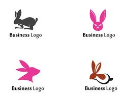 Application de modèle de lapin Logo modèle vector icon design