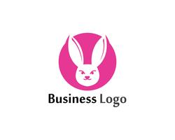 Application de modèle de lapin Logo modèle vector icon design