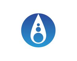 Icônes de modèle de logo et de la nature de l&#39;eau app icônes vecteur