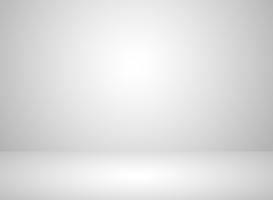 Studio intérieur de couleur blanche avec effet de lumière vecteur
