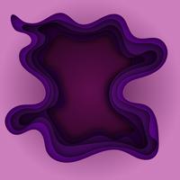 Abstrait violet avec du papier découpé des formes. Mise en page de conception pour les présentations commerciales, flyers, affiches et invitations. Illustration vectorielle vecteur