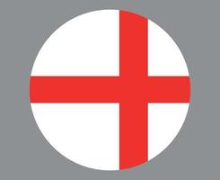 angleterre drapeau national europe emblème icône illustration vectorielle élément de conception abstraite vecteur