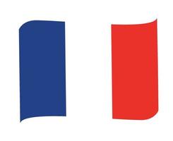 france drapeau national europe emblème symbole icône illustration vectorielle élément de conception abstraite vecteur