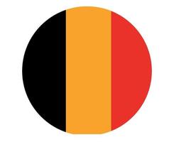 belgique drapeau national europe emblème icône illustration vectorielle élément de conception abstraite vecteur
