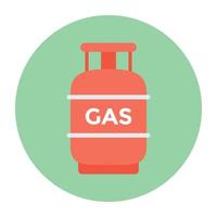 concepts de bouteilles de gaz vecteur