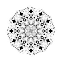 mandala pour cahier de coloriage. ornements ronds décoratifs. motif d'ornement rond. éléments décoratifs vintage fond dessiné à la main. islam, arabe, indien, ottoman. vecteur de logos de yoga.