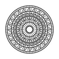 mandala de fleurs. éléments décoratifs d'époque. motif oriental, illustration vectorielle. islam, arabe, indien, marocain, espagne, turc, pakistan vecteur