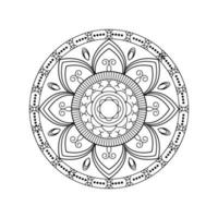 conception de vecteur d'art de mandala. éléments décoratifs d'époque. motif oriental, illustration vectorielle. islam, arabe, indien, marocain, espagne, turc, pakistan