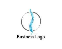 Spine diagnostics symbole logo modèle vector illustration design