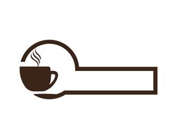 Icône de vecteur de café Logo Template