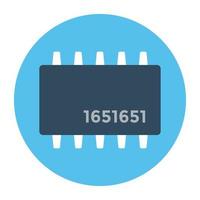 notions de circuits intégrés vecteur