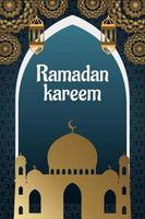affiche de fond de modèle ramadan. conception de vecteur célébration musulmane 7