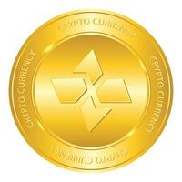 cartesi pièce d'or monnaie crypto vecteur