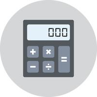 Icône de calculatrice de vecteur