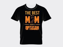 la meilleure sorte de maman élève un opticien vecteur