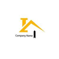 conception logo logement immobilier vecteur