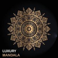 conception de mandala de luxe vecteur