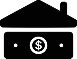 icône de prêt immobilier vecteur
