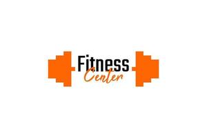 modèle de vecteur de conception de logo de centre de fitness et de gym