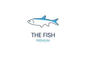 modèle vectoriel de conception de logo d'icône de poisson