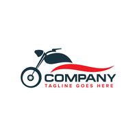 vecteur de conception de logo moto auto