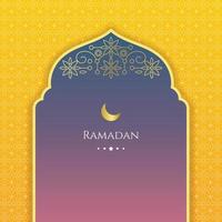 fond de carte de ramadan ramadan islamique. - vecteur. vecteur