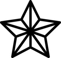 illustration vectorielle étoile sur un arrière-plan. symboles de qualité supérieure. icônes vectorielles pour le concept ou la conception graphique. vecteur