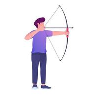 archer hommes illustration vecteur