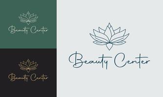 ensemble de logo dessiné à la main d'élément de spa avec corps et feuilles. logo pour spa et salon de beauté, boutique, massothérapie, magasin bio, relaxation, corps de femme, yoga, magasin de cosmétiques. vecteur libre