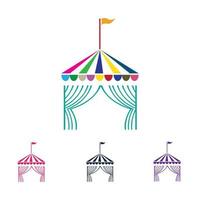 vecteur de logo de cirque