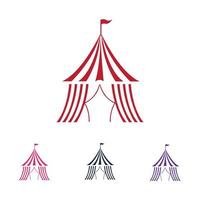 vecteur de logo de cirque